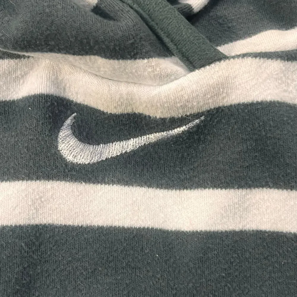Nike Toddler Striped Fleece Hoodie 18M Cozy Soft Warm‎ Athleisure Y2K Cute